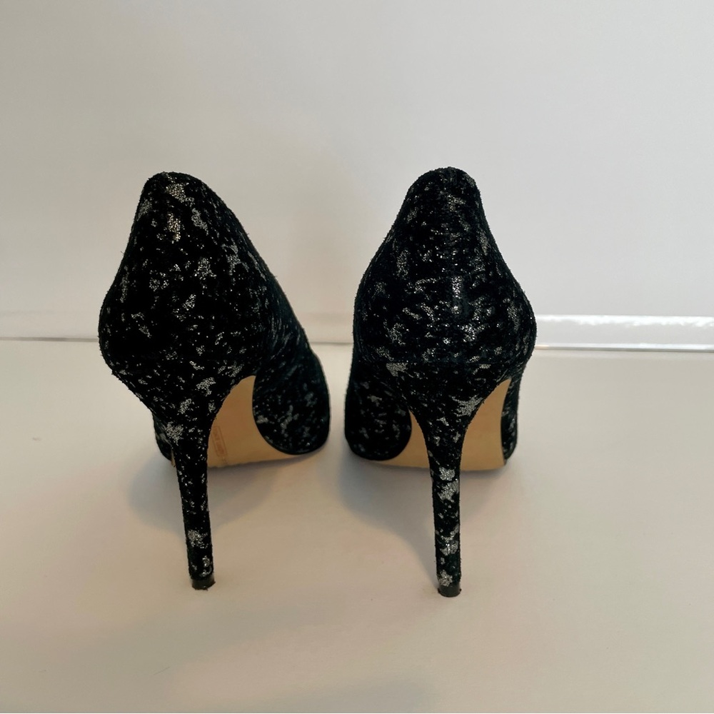 Vince Camuto, 6 1/2, black and silver details. - Picture 3 of 5